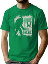 Bigfoot Sasquatch T Shirt Dude I'M Right Here Funny Gifts T-Shirt for Men & Women, T-Shirts Graphic Tee - Green