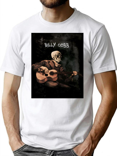 Billy Cobb Skeleton T-Shirt for Men & Women, T-Shirts Graphic Tee - Black