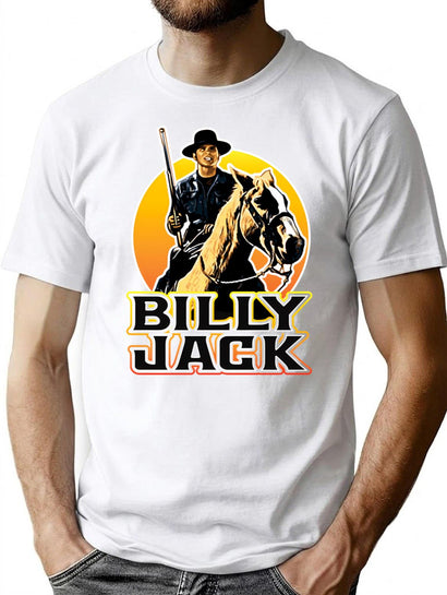 Billy Jack One Man Becomes The Law T-Shirt for Men & Women, T-Shirts Graphic Tee - Black