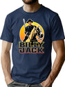 Billy Jack One Man Becomes The Law Premium Heavyweight Cotton T-Shirt - Navy