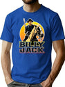 Billy Jack One Man Becomes The Law T-Shirt for Men & Women, T-Shirts Graphic Tee - Blue