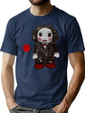 Billy Squinky Sticker T-Shirt for Men & Women, T-Shirts Graphic Tee - Navy