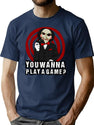 Billy - You Wanna Play A Game T-Shirt for Men & Women, T-Shirts Graphic Tee - Navy