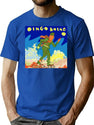 Bingo Bongo Bootleg Graphic T-Shirt - Blue