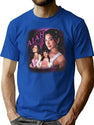 Bini Aiah Bootleg Shirt Bootleg Graphic T-Shirt - Blue