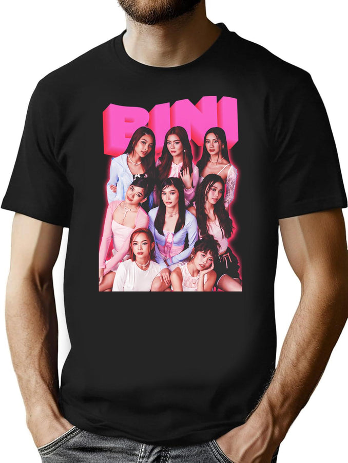 Bini Bootleg Shirt Bootleg Graphic T-Shirt - Black