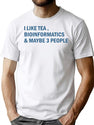 Bioiformatics T-Shirt for Men & Women, T-Shirts Graphic Tee - White