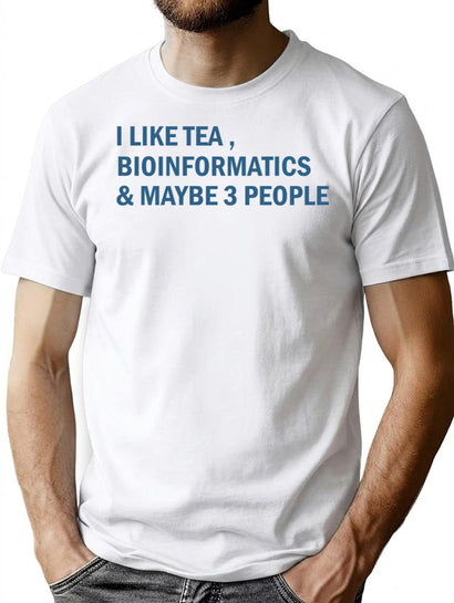 Bioiformatics T-Shirt for Men & Women, T-Shirts Graphic Tee - Black