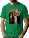 Birthday Gift Terrifier Horror Movie Art Retro Wave T-Shirt for Men & Women, T-Shirts Graphic Tee - Green