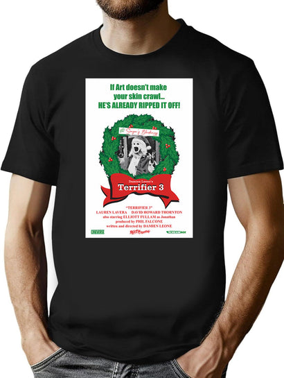 Black Art-Mas T-Shirt for Men & Women, T-Shirts Graphic Tee - Black