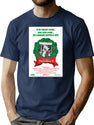 Black Art-Mas T-Shirt for Men & Women, T-Shirts Graphic Tee - Navy