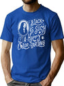 Black Is Such A Happy Color Darling T-Shirt for Men & Women, T-Shirts Graphic Tee - Blue