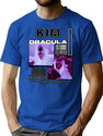 Black Lions Bootleg Graphic T-Shirt - Blue