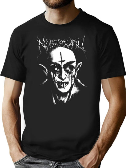 Black Metal Nosferatu T-Shirt for Men & Women, T-Shirts Graphic Tee - Black