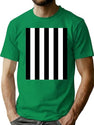 Black White Classic Referee Design T-Shirt for Men & Women, T-Shirts Graphic Tee - Green