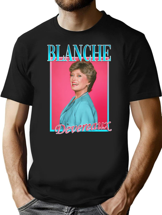 Blanche Devereaux T-Shirt for Men & Women, T-Shirts Graphic Tee - Black