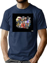 Blangkon Lurik Bootleg Graphic T-Shirt - Navy