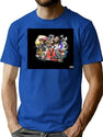 Blangkon Lurik Bootleg Graphic T-Shirt - Blue