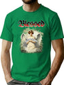Blessed Streetwear Art And Design Bootleg Graphic T-Shirt - Green