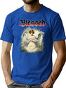Blessed Streetwear Art And Design Bootleg Graphic T-Shirt - Blue