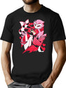 Blitzo x Stolas Helluva Boss Essential Black T-Shirt - Black