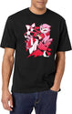 Blitzo x Stolas Helluva Boss Essential Black T-Shirt - White