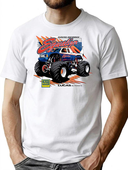 Blu Blu Bus Truck T-Shirt for Men & Women, T-Shirts Graphic Tee - Black