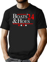 Boats And Hoes 2024 Black T-Shirt - Black