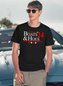 Boats And Hoes 2024 Black T-Shirt - Navy