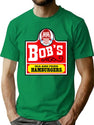 Bob'S Old Fried Burgers T-Shirt for Men & Women, T-Shirts Graphic Tee - Green