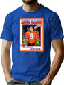 Bobby Boucher Football Trading Card T-Shirt for Men & Women, T-Shirts Graphic Tee - Blue