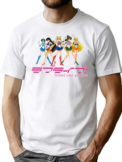 Bokura No Ima De Naka De Bootleg Graphic T-Shirt - Black