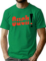 Bold Retro Western Ouch Typography Mug Design T-Shirt for Men & Women, T-Shirts Graphic Tee - Green