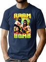 Bomb Adam Bootleg Bootleg Graphic T-Shirt - Navy