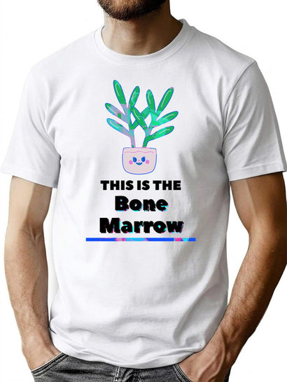 Bone Marrow - Bad Translation Error Grammar Bootleg Graphic T-Shirt - Black