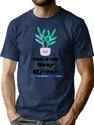 Bone Marrow - Bad Translation Error Grammar Bootleg Graphic T-Shirt - Navy