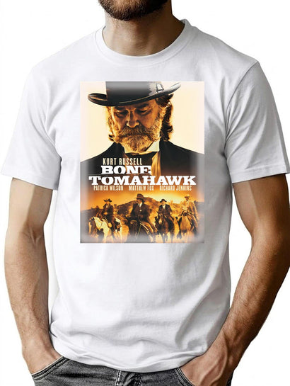 Bone Tomahawk T-Shirt for Men & Women, T-Shirts Graphic Tee - Black