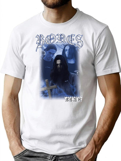 Bones Vintage Bootleg Shirt Bootleg Graphic T-Shirt - Black