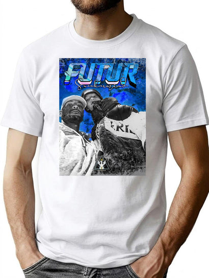 Booba Futur Modern Bootleg Rap Urban Style (Daddy Cool) Bootleg Graphic T-Shirt - Black