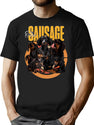 Bootleg 90S Shirt Sausage Dogs Black Bootleg Graphic T-Shirt - Black