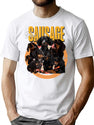 Bootleg 90S Shirt Sausage Dogs Black Bootleg Graphic T-Shirt - White