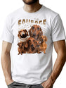 Bootleg 90S Shirt Sausage Dogs Bootleg Graphic T-Shirt - White