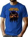 Bootleg And Chill Bootleg Graphic T-Shirt - Blue