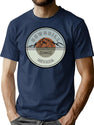 Bootleg Canyon Ii Mtb Track Nevada Mountain Bike Trail Ride Hard Dirt Dust Mud Mountain Bike Dirt Therapy Bootleg Graphic T-Shirt - Navy