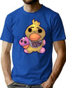 Bootleg Chica. Bootleg Graphic T-Shirt - Blue