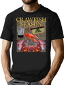 Bootleg Crawfish Season Bootleg Graphic T-Shirt - Black