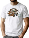Bootleg Daddy Long Legs Fitted Bootleg Graphic T-Shirt - White