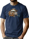 Bootleg Daddy Long Legs Fitted Bootleg Graphic T-Shirt - Navy
