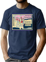 Bootleg Dog Active Bootleg Graphic T-Shirt - Navy