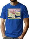 Bootleg Dog Active Bootleg Graphic T-Shirt - Blue